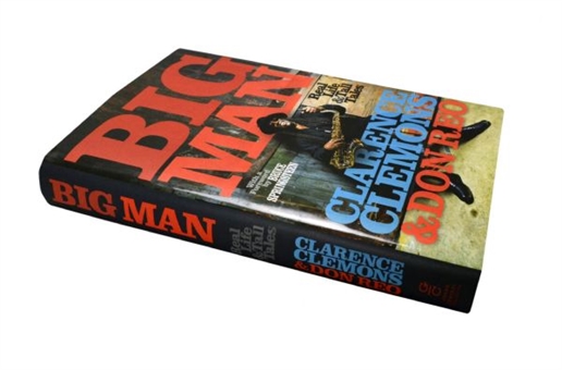 Clarence Clemons Signed First-Edition Hardcover ‘Big Man’ Book